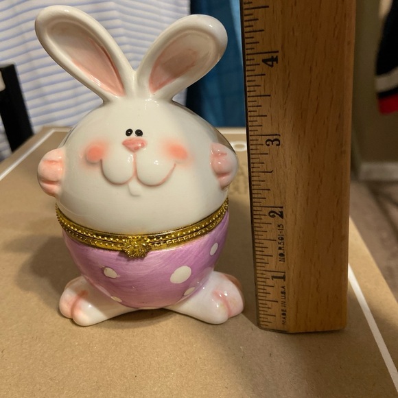 Pink and White Bunny Decor with Cheerful Accents - Picture 6 of 6